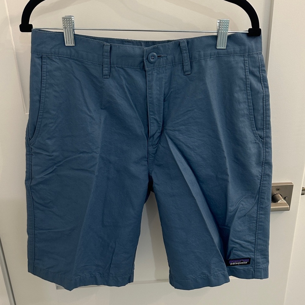 Patagonia Men's Slate Blue Flat Front Shorts